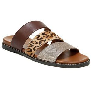 NEW Naturalizer Kellie Slide Sandals Leather Comfort Slip On Slides Size 10 Boho